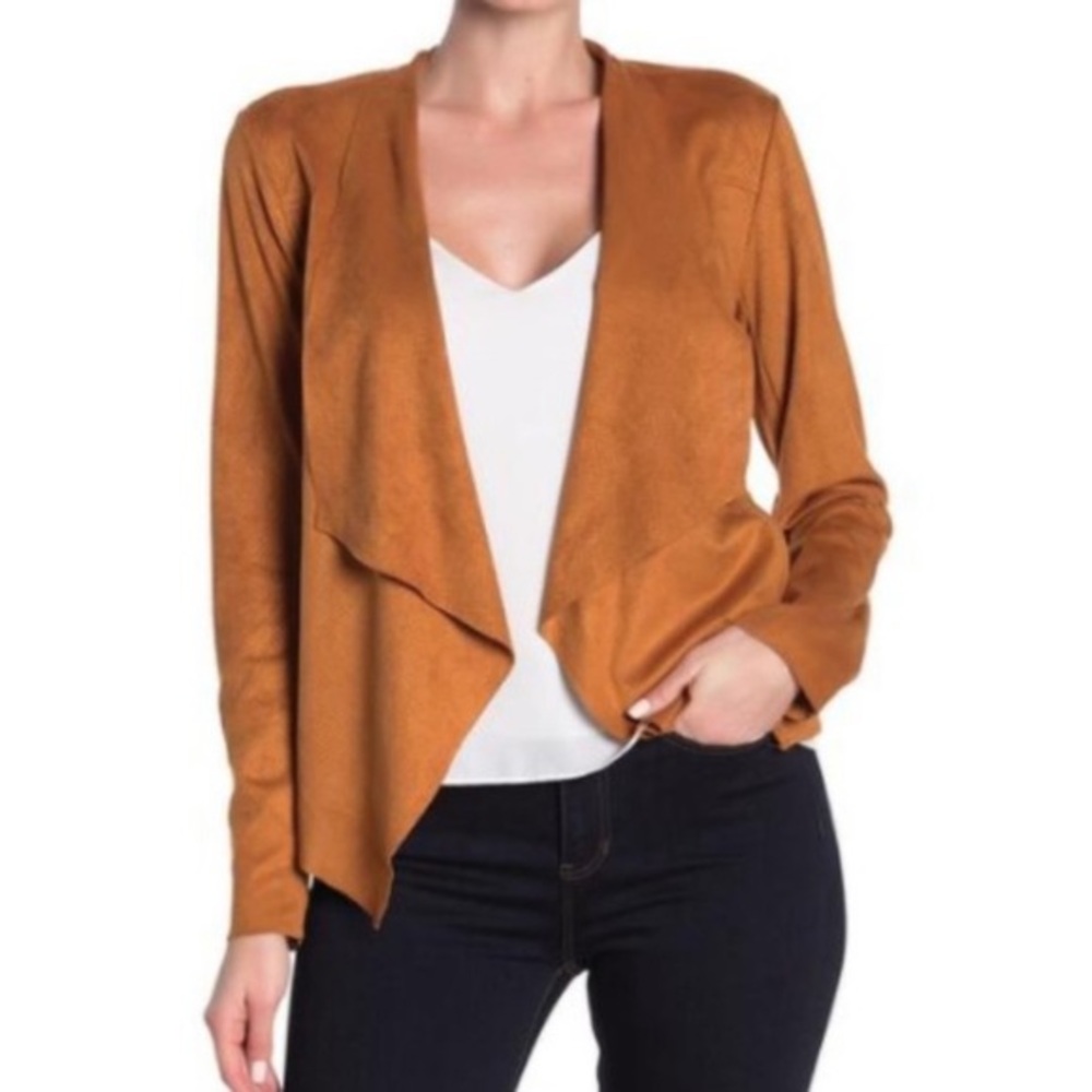 LIVERPOOL | Jacket Draped Faux Suede Goldenrod